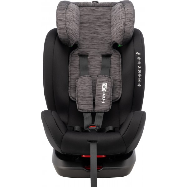 Seggiolino Auto FreeON Sierra i-Size Girevole a 360° Isofix da 40-150 cm Nero
