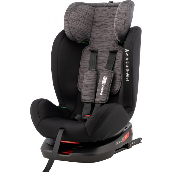 Seggiolino Auto FreeON Sierra i-Size Girevole a 360° Isofix da 40-150 cm Nero