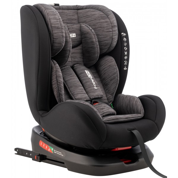 Seggiolino Auto FreeON Sierra i-Size Girevole a 360° Isofix da 40-150 cm Nero