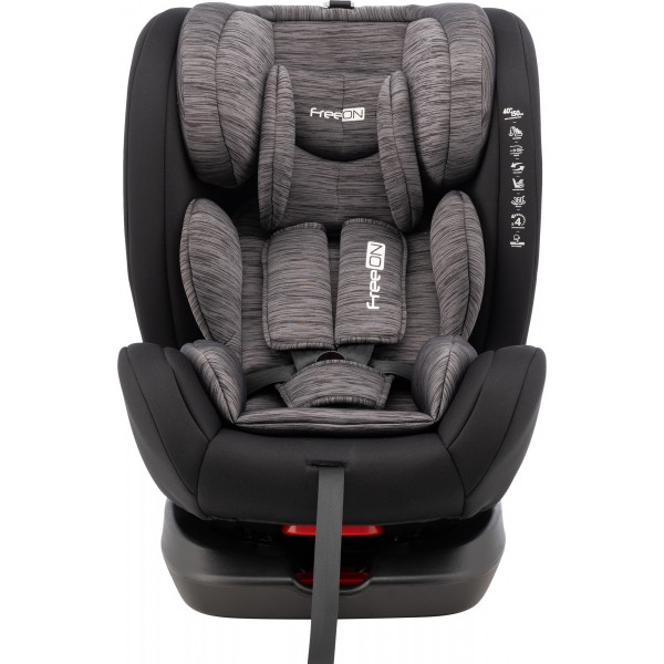 Seggiolino Auto FreeON Sierra i-Size Girevole a 360° Isofix da 40-150 cm Nero