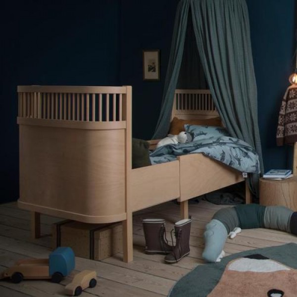 The Sebra Bed Baby & Jr. &ndash; culla trasformabile in letto junior Wooden