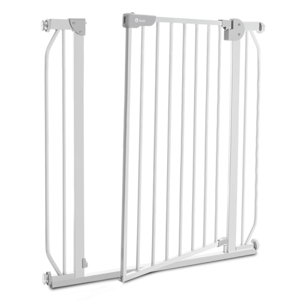 Lionelo Truus Slim Grey Cancelletto di sicurezza-Larghezza Regolabile da 75 fino a 105 cm 