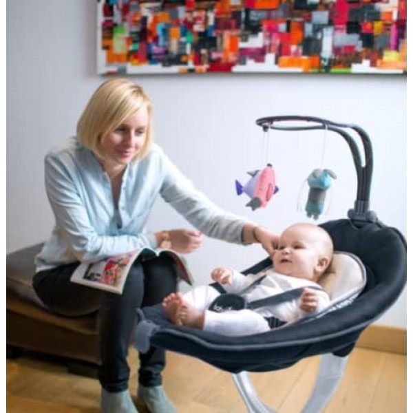Babymoov Swoon Motion Altalena Bianco Grigio