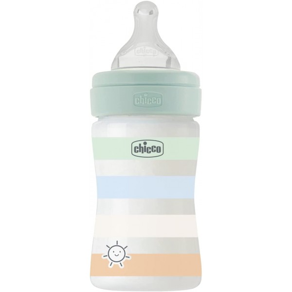Biberon Benessere Chicco 150ml Flusso Lento Green Boy