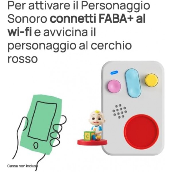 Personaggio Sonoro Faba Le Canzoni di CoComelon per Raccontastorie