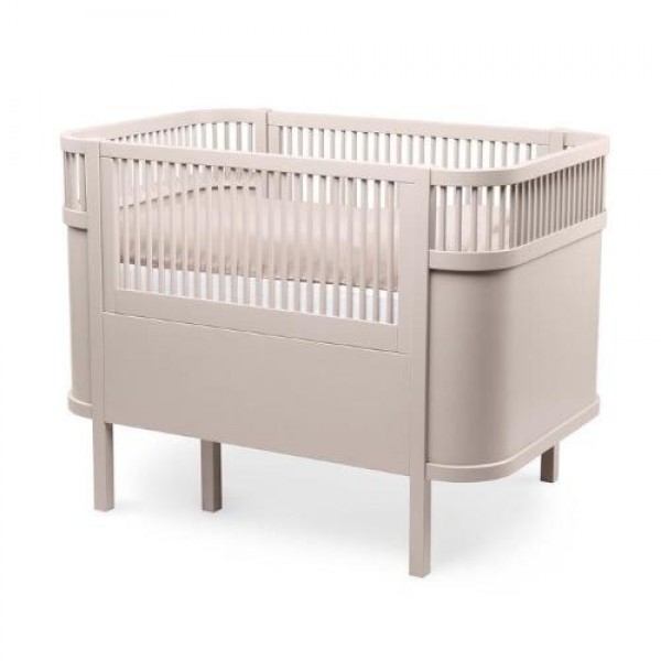 The Sebra Bed Baby & Jr. &ndash; culla trasformabile in letto junior Birchbark Rose