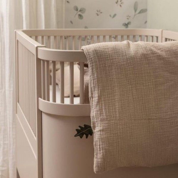 The Sebra Bed Baby & Jr. &ndash; culla trasformabile in letto junior Birchbark Rose