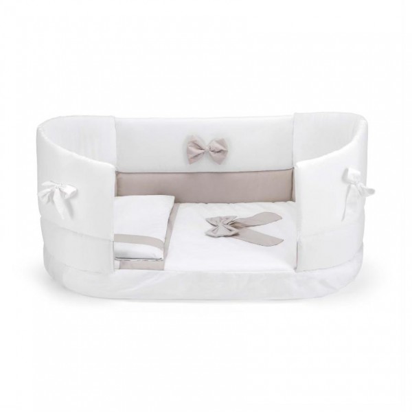 Lettino Pali Candy Bianco (Lettino + Kit Nascita + Completo Piumone e 2 Materassi)