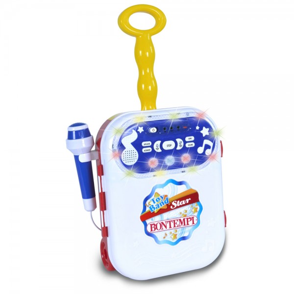 Amplificatore con Trolley Bontempi con Microfono