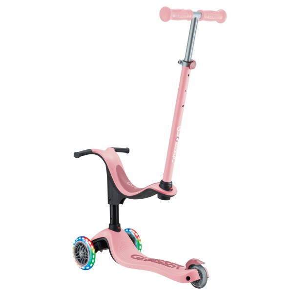 Monopattino Evolutivo Globber Go Up Sporty Lights Pastel Pink