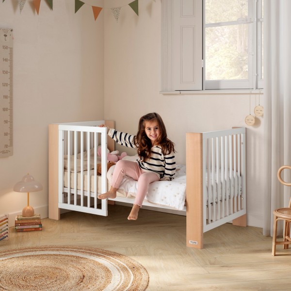 Culla Evolutiva Co-Sleeping Micuna Converbaby Bianco Naturale (Trasformabile 12 in 1)