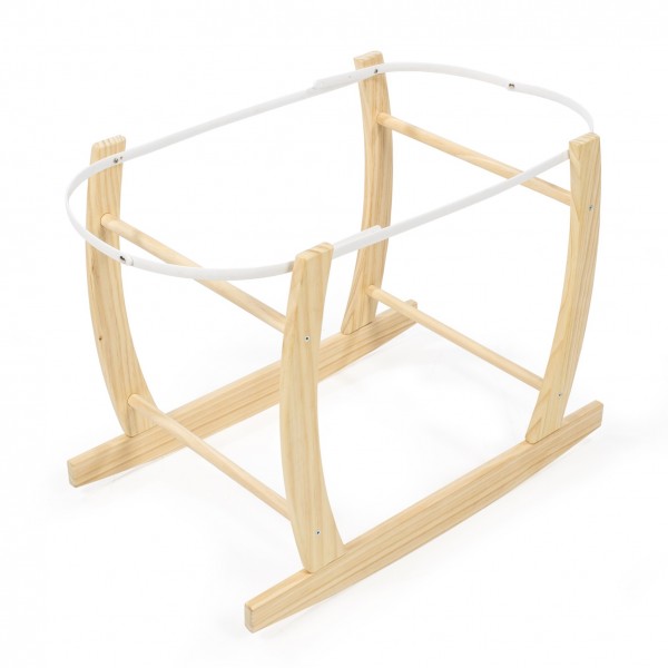 Cesta Porta Enfant Pasito a Pasito Vimini Naturale + Supporto e Rivestimento Beige