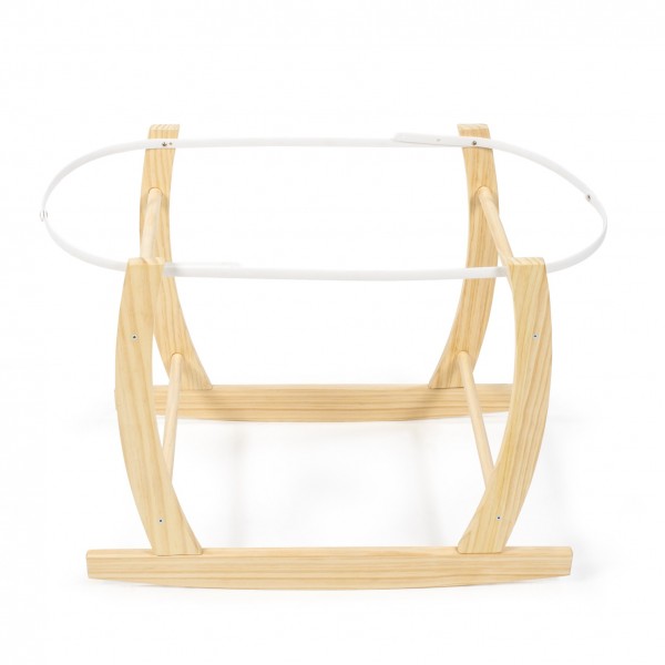 Cesta Porta Enfant Pasito a Pasito Vimini Naturale + Supporto e Rivestimento Beige