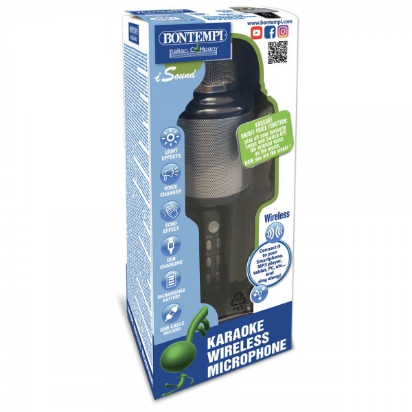Microfono Karaoke Wireless Bontempi