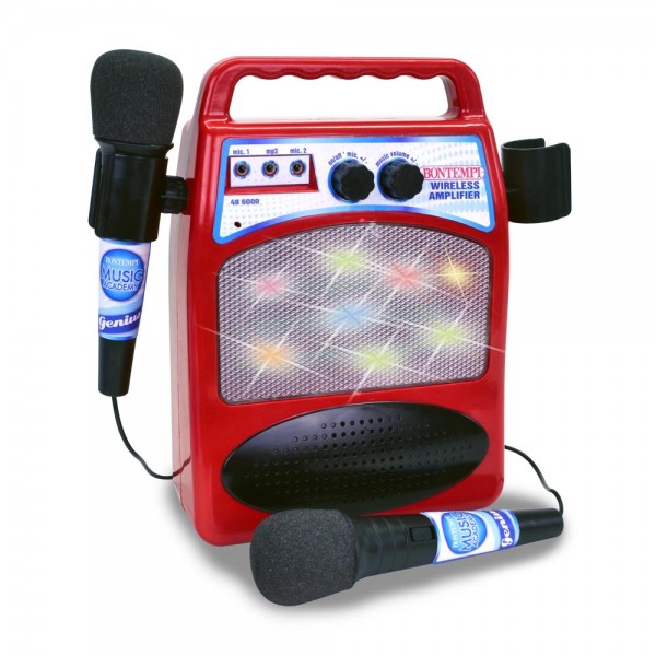 Amplificatore Wireless Bontempi con 2 Microfoni