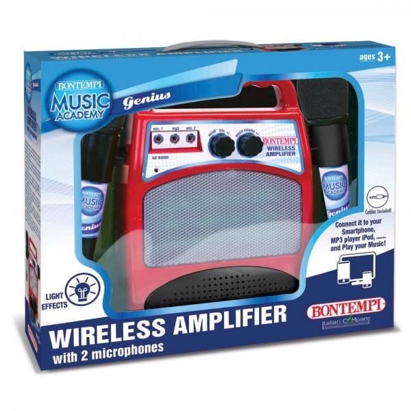 Amplificatore Wireless Bontempi con 2 Microfoni