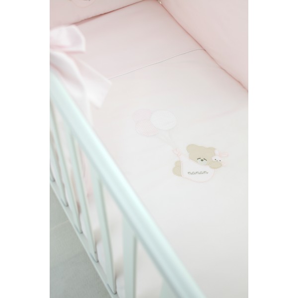 Completo Piumone Nanan Palloncino Rosa