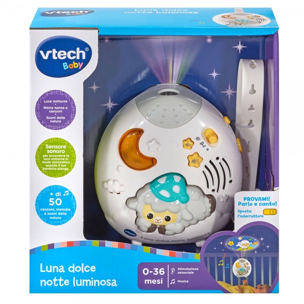 Proiettore Luminoso Musicale VTech Baby Luna Dolce Notte Luminosa