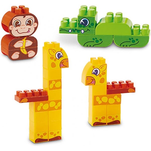 Costruzioni Ecoiffier Abrick Animali Giungla 200 pezzi
