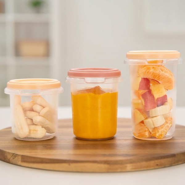 Miniland Set Valencia da 12 Contenitori Ermetici (200, 250 e 330ml)