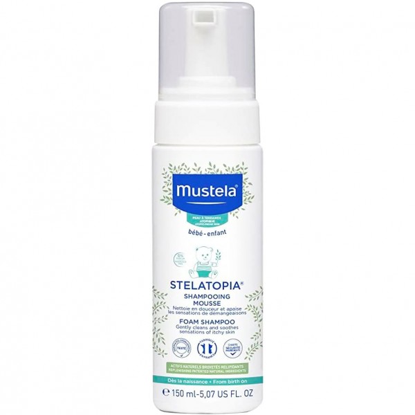 Shampoo Mousse per Neonati Mustela Stelatopia 150 ml