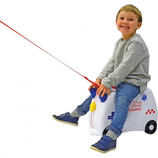 Valigia Cavalcabile Trunki Abbie Ambulance White