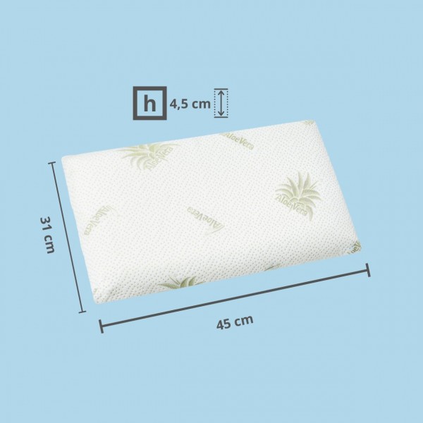 Cuscino Lettino Antisoffoco ALTO Kiby in Aloe Vera 4,5h