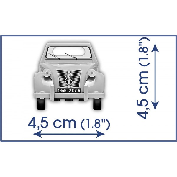 Costruzioni Cobi Modellino Auto 1949 Citroën 2CV Type A
