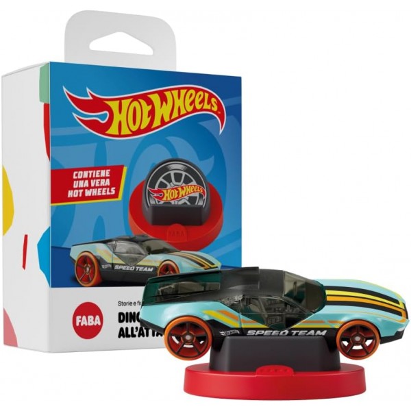 Personaggio Sonoro Faba Hot Wheels Dinosauri All'Attacco per Raccontastorie