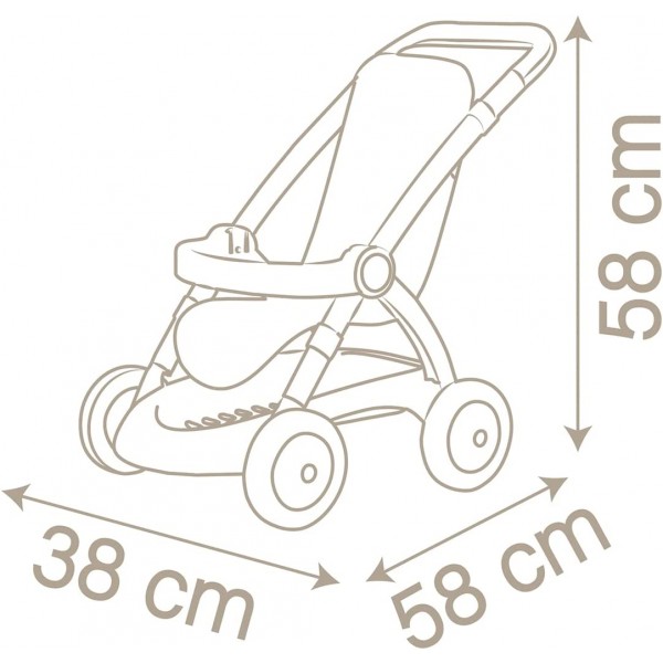 Passeggino per Bambole Smoby Baby Nurse