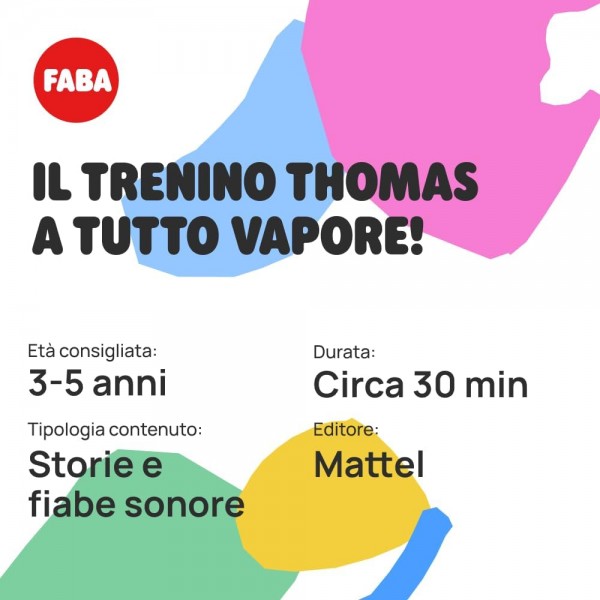 Personaggio Sonoro Faba Il Trenino Thomas A Tutto Vapore! per Raccontastorie
