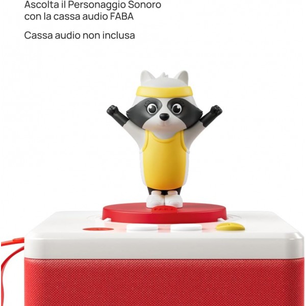 Personaggio Sonoro Faba Codarossa Diventa Grande per Raccontastorie