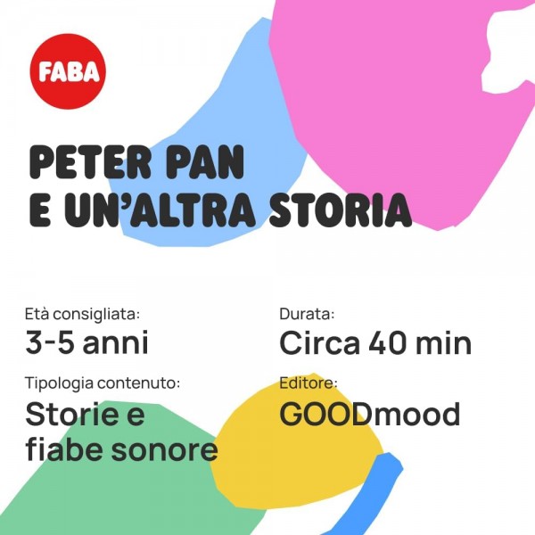 Personaggio Sonoro Faba Peter Pan E Un'Altra Storia per Raccontastorie