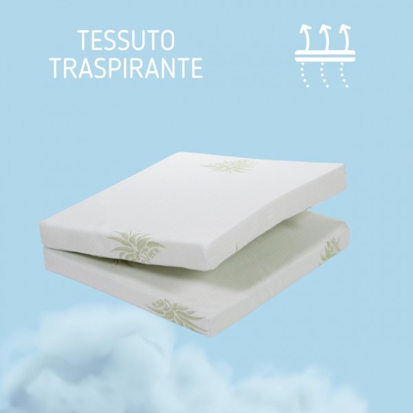 Materasso per Lettino da Campeggio Kiby in Aloe Vera H7