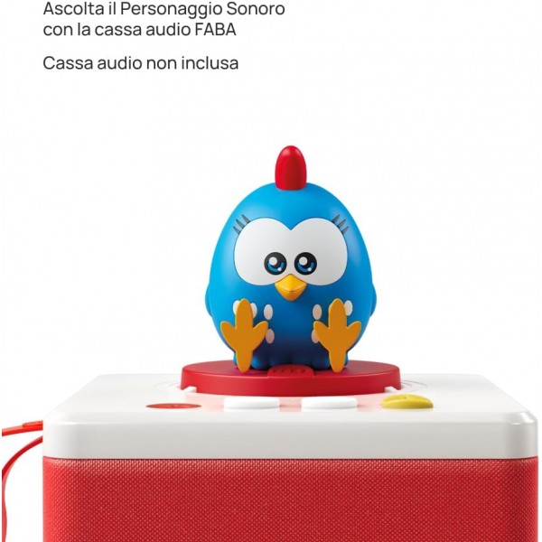 Personaggio Sonoro Faba La Gallina Puntolina per Raccontastorie