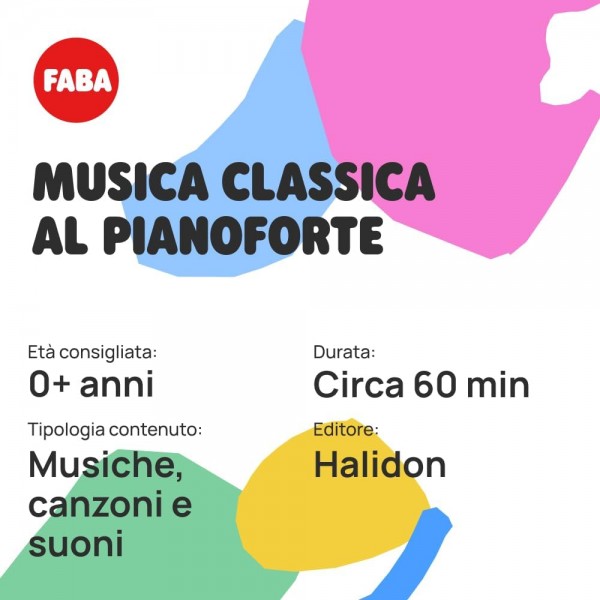 Personaggio Sonoro Faba Musica Classica al Pianoforte per Raccontastorie