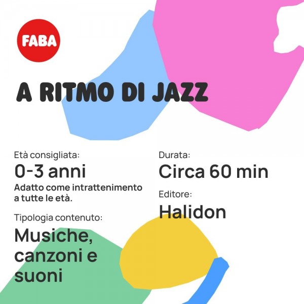 Personaggio Sonoro Faba A Ritmo di Jazz per Raccontastorie
