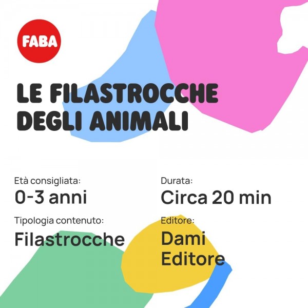 Personaggio Sonoro Faba Le Filastrocche Degli Animali per Raccontastorie