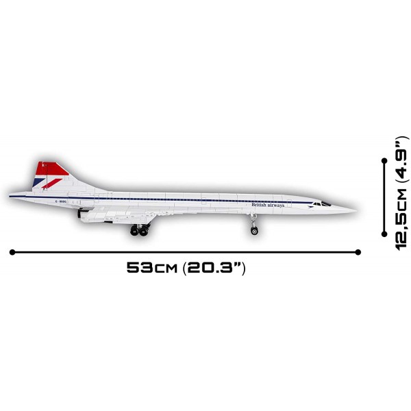 Costruzioni Cobi Modellino Aereo Concorde Brooklands Museum