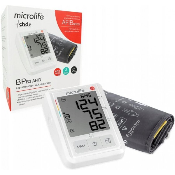 Misuratore della pressione arteriosa da braccio Microlife B3 AFIB 