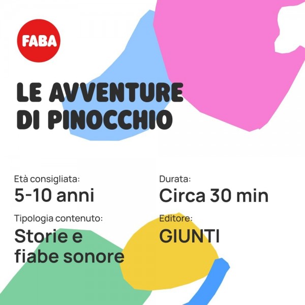 Personaggio Sonoro Faba Le Avventure Di Pinocchio per Raccontastorie
