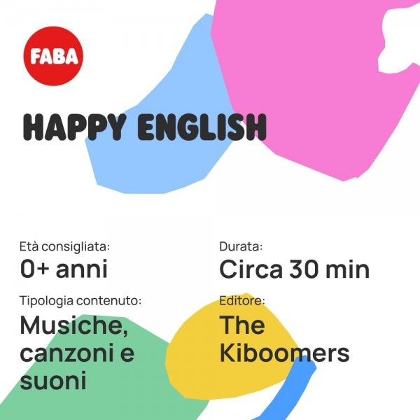 Personaggio Sonoro Faba Happy English per Raccontastorie