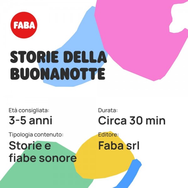 Personaggio Sonoro Faba Storie Della Buonanotte per Raccontastorie
