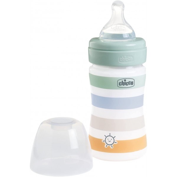 Biberon Benessere Chicco 150ml Flusso Lento Green Boy