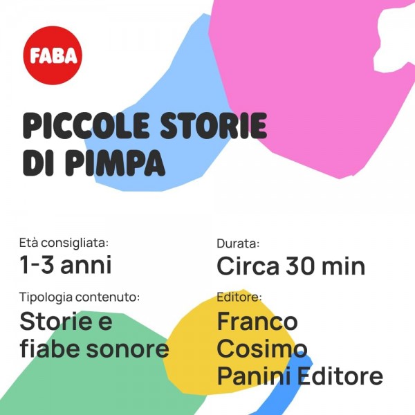 Personaggio Sonoro Faba Piccole Storie Di Pimpa per Raccontastorie