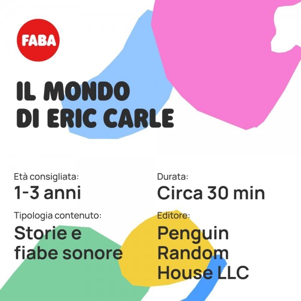 Personaggio Sonoro Faba Il Mondo di Eric Carle per Raccontastorie