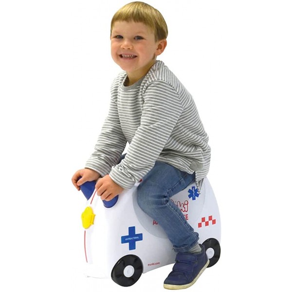 Valigia Cavalcabile Trunki Abbie Ambulance White
