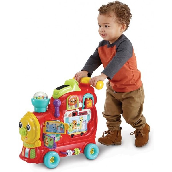 VTech Edo Maxi Treno Cavalcabile e Giocattolo Multiattività 7 in 1-Lingua Italiana,12-36 Mesi 