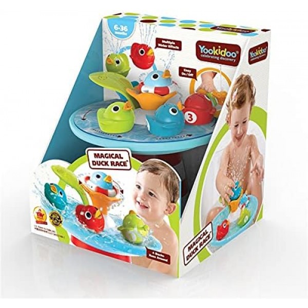 Yookidoo Magical Duck Race – Gioco da bagno per bambini