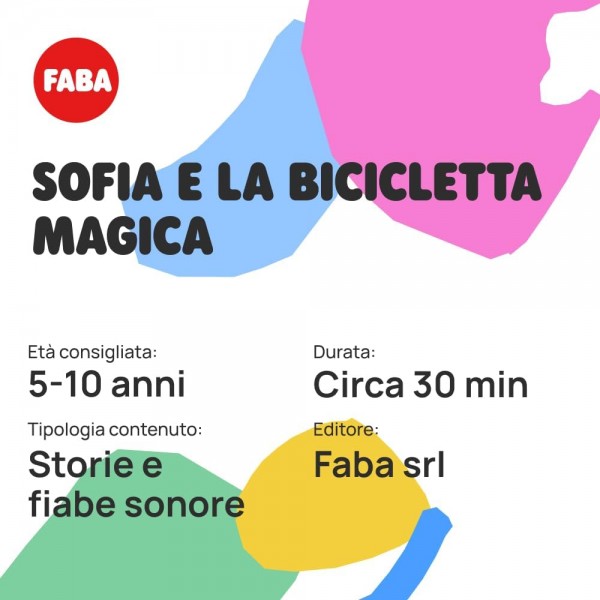 Personaggio Sonoro Faba Sofia e la Bicicletta Magica per Raccontastorie
